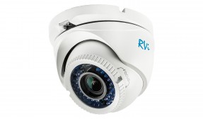 Антивандальная камера видеонаблюдения с ИК-подсветкой RVi-125C (2.8-12 мм) NEW